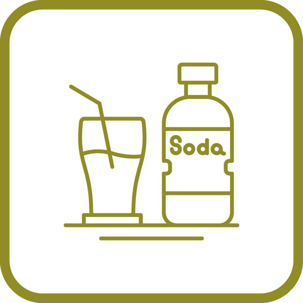 Soda-Vektor-Symbol vektor