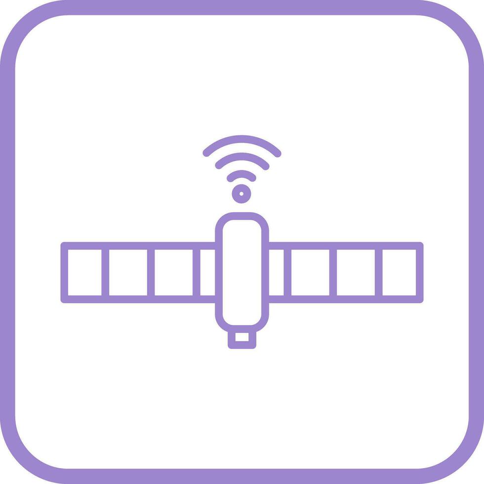 unik satellit vektor ikon