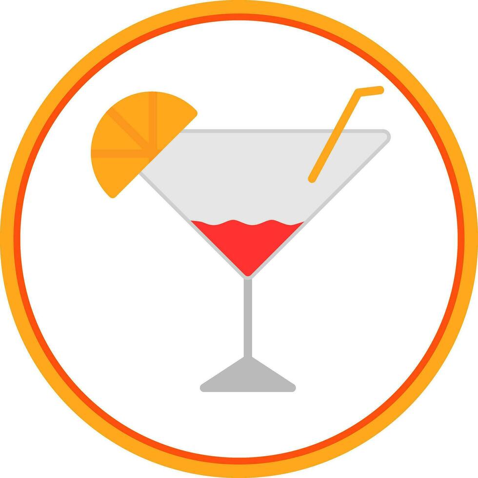 Martini-Vektor-Icon-Design vektor