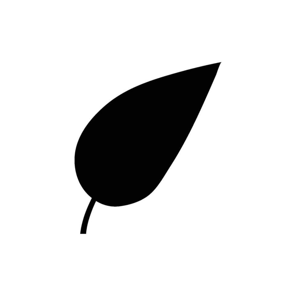 svart träd blad vektor illustration isolerat på transparent bakgrund