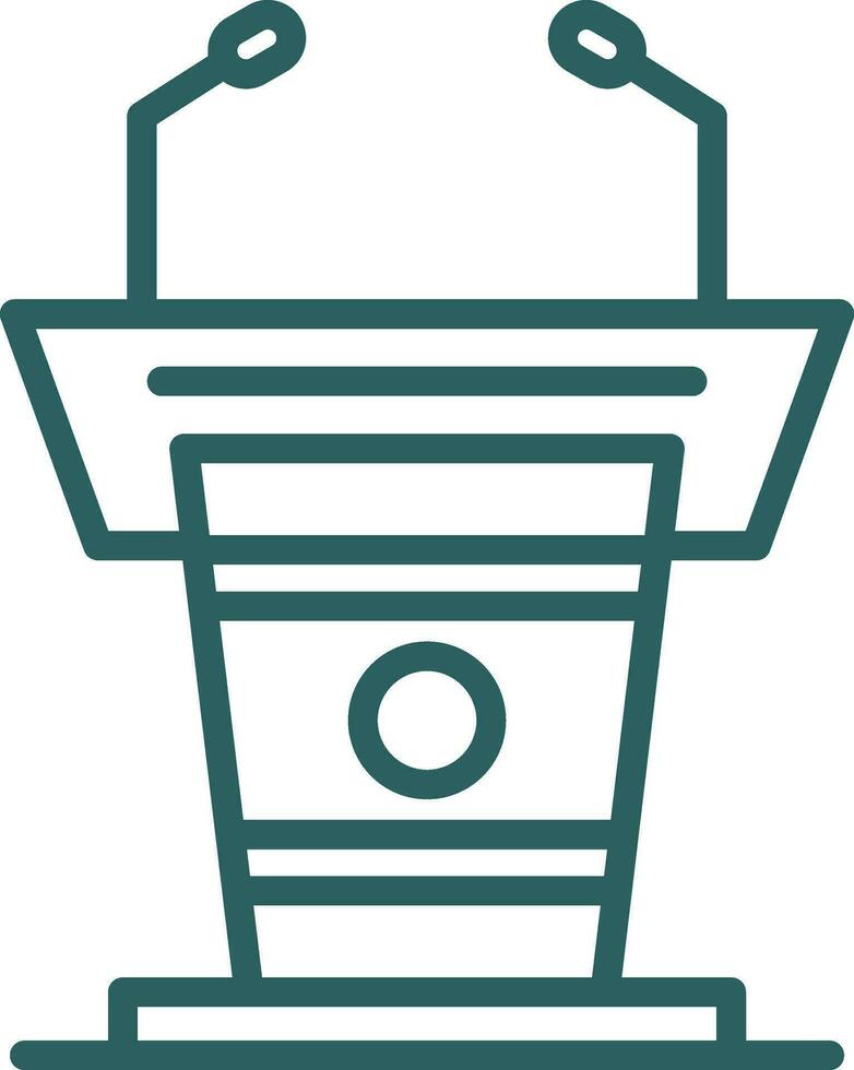 podium vektor ikon design