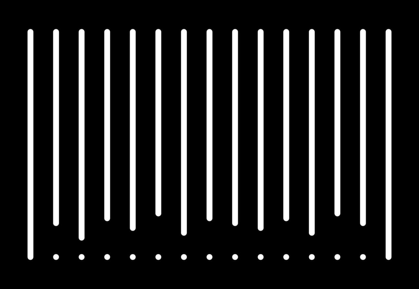 Barcode Symbol im langweilig Farbe. vektor