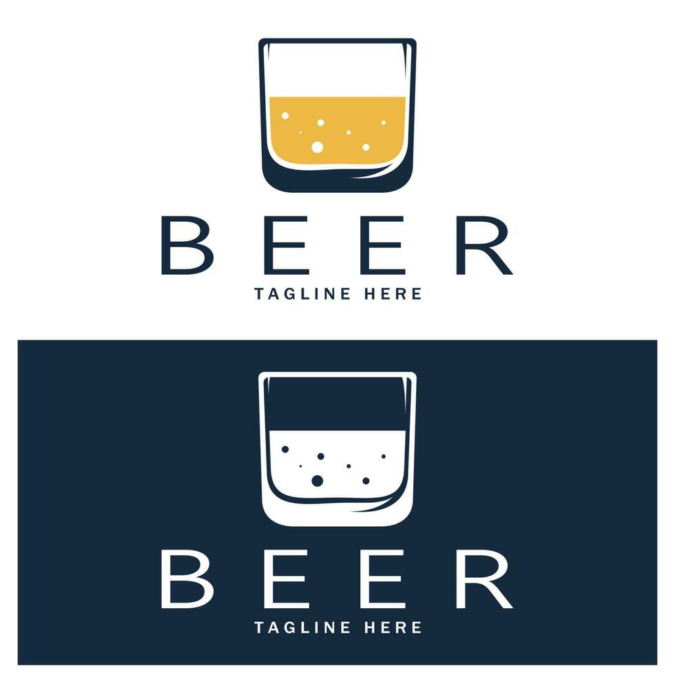 öl logotyp mall med årgång hantverk vete.för bricka, emblem, malt, öl företag, bar, alkoholist dryck vektor