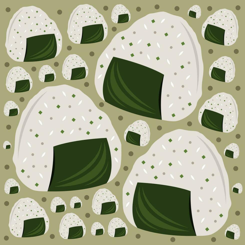 onigiri vektor illustration för grafisk design och dekorativ element