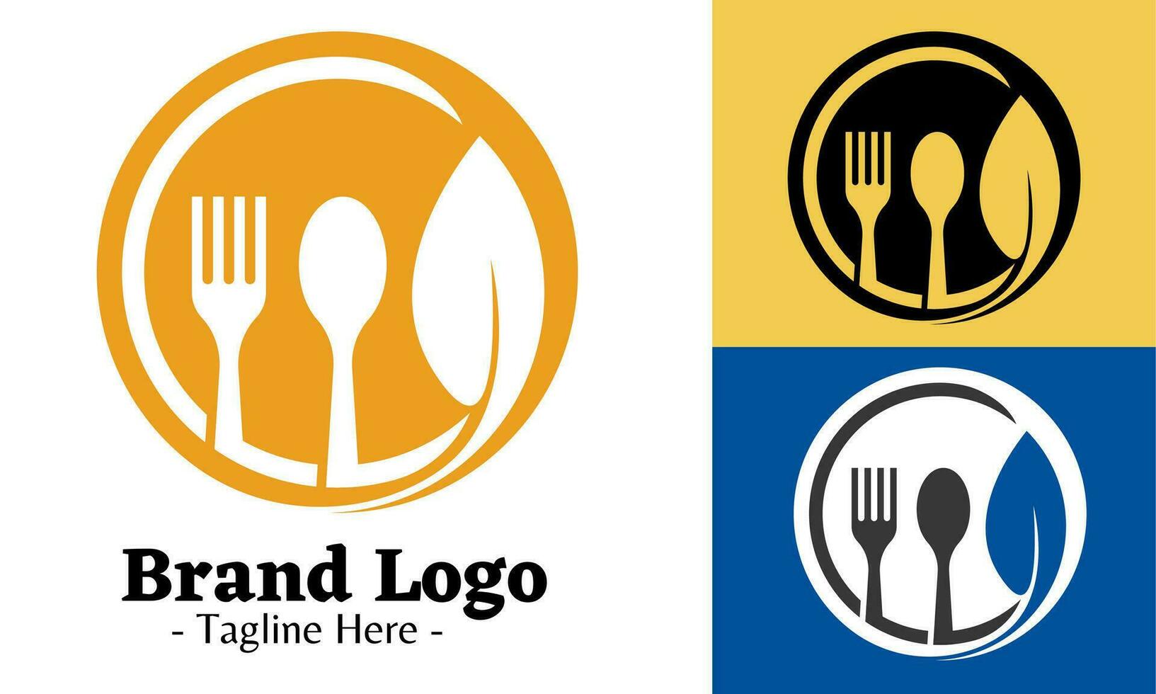 Restaurant Logo Design Vektor, modern Logos Konzept vektor