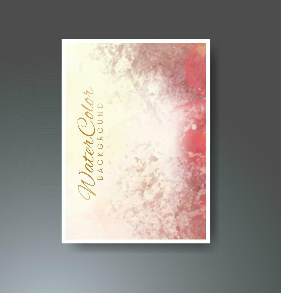 Karten mit Aquarellhintergrund. design für ihr cover, datum, postkarte, banner, logo. vektor