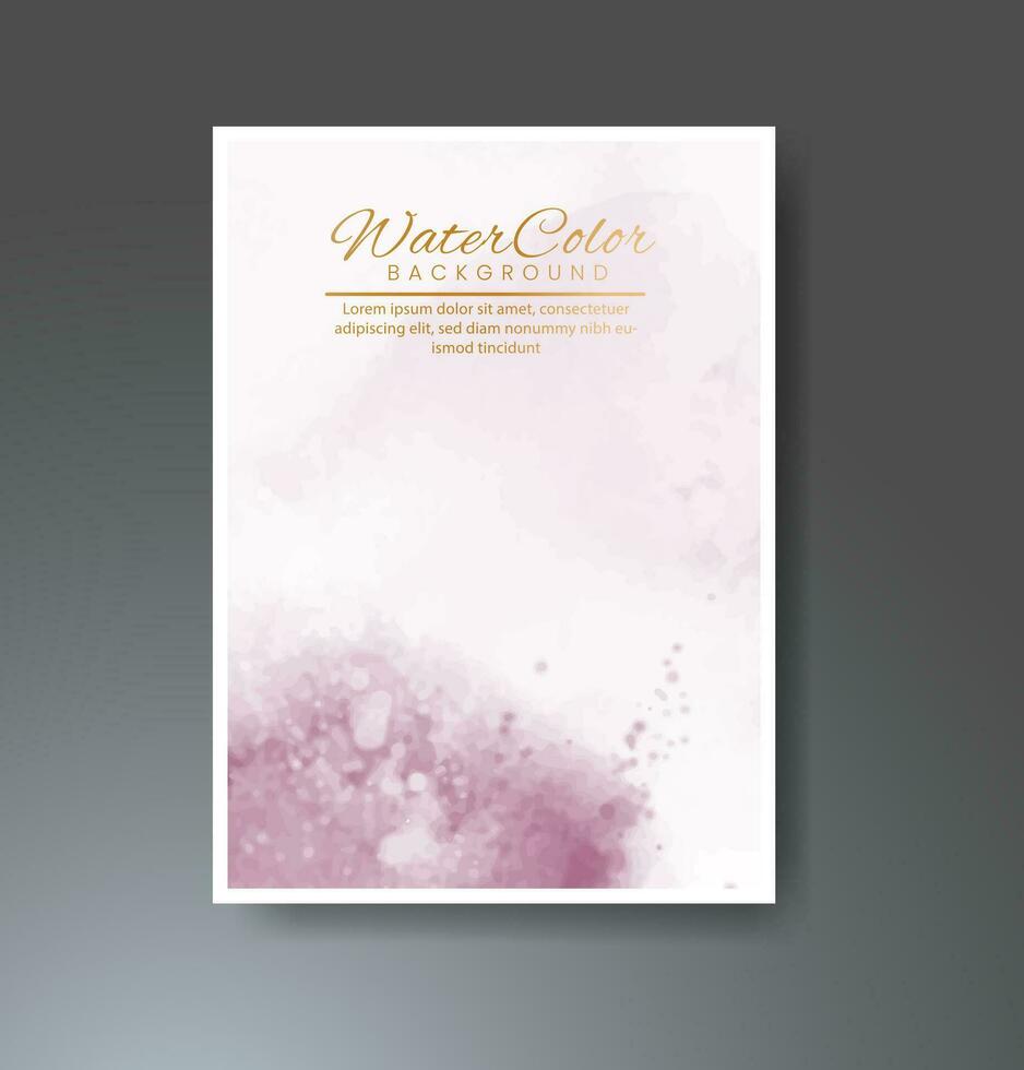 Karten mit Aquarellhintergrund. design für ihr cover, datum, postkarte, banner, logo. vektor