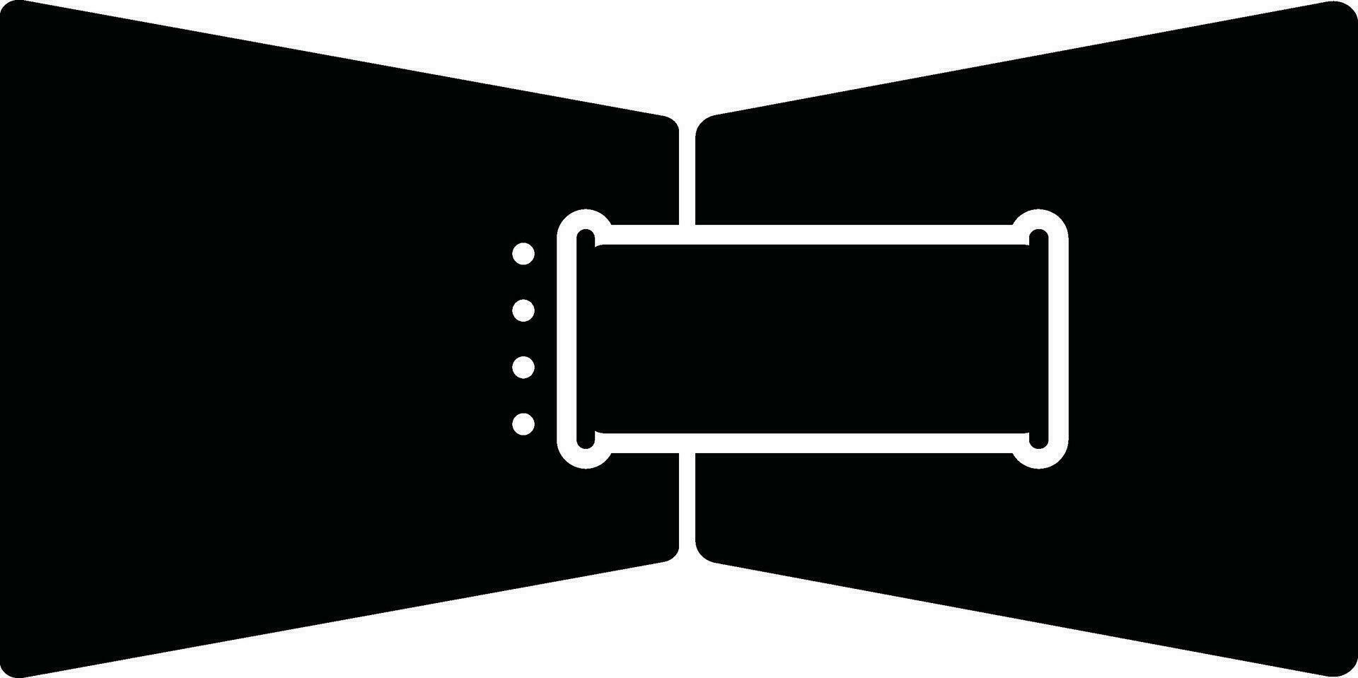 schwarz und Weiß Stil von Sicherheit Gürtel Symbol. vektor