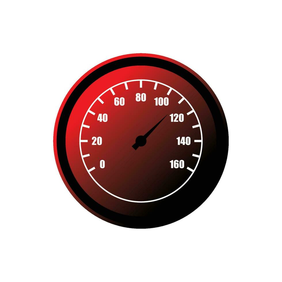 färgrik hastighetsmätare ikon. hastighet meter, uppvärmning och temperatur skala vektor illustration.