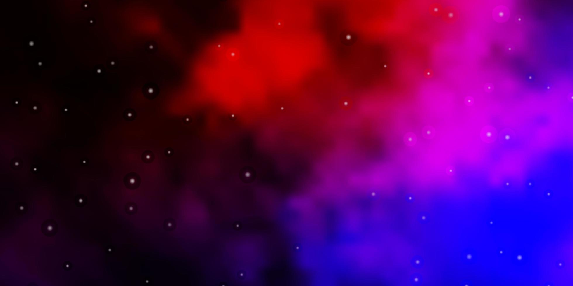 Dunkelrosa-rotes Vektor-Layout mit hellen Sternen bunte Illustration mit abstraktem Farbverlaufsstern-Design für Ihre Geschäftsförderung vektor