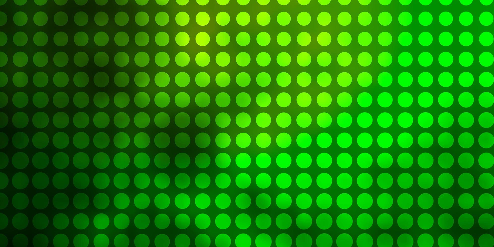 ljusgrön vektor bakgrund med cirklar glitter abstrakt illustration med färgglada droppar mönster för tapeter gardiner
