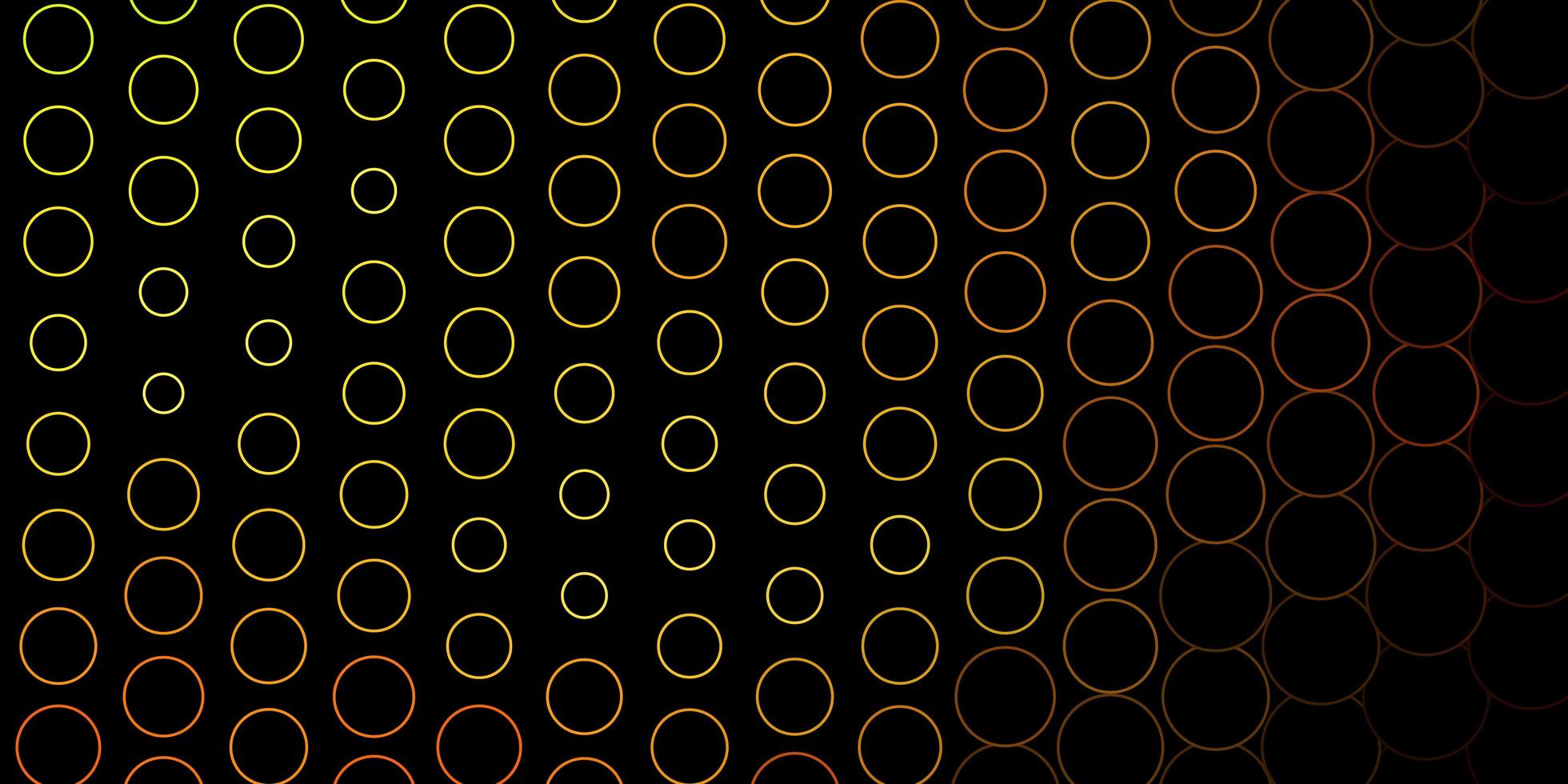 mörkgrön gul vektorbakgrund med fläckar glitter abstrakt illustration med färgglada droppar mönster för affärsannonser vektor
