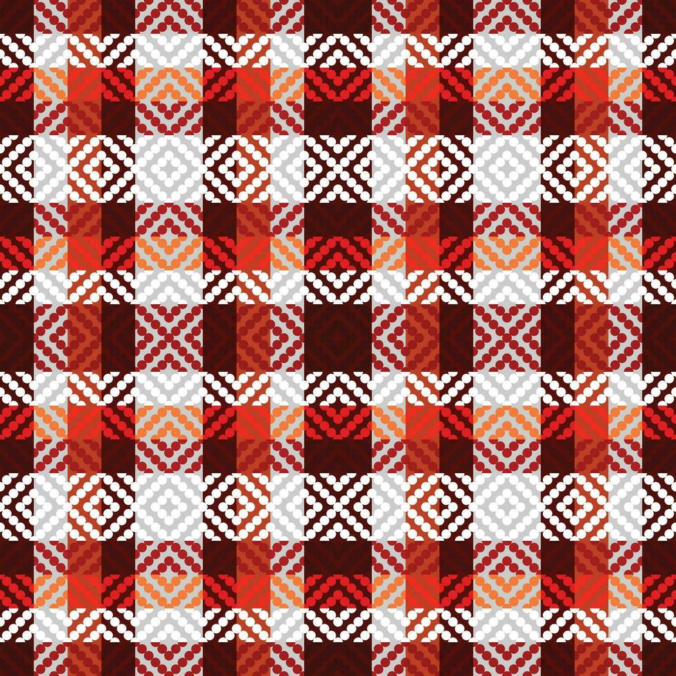 klassisk skott tartan design. tartan sömlös mönster. traditionell skott vävd tyg. skogsarbetare skjorta flanell textil. mönster bricka swatch ingår. vektor