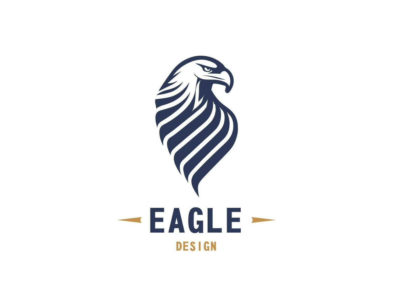 Adler Logo Vektor. stilisiert Grafik Adler Vogel Logo Vorlage. vektor