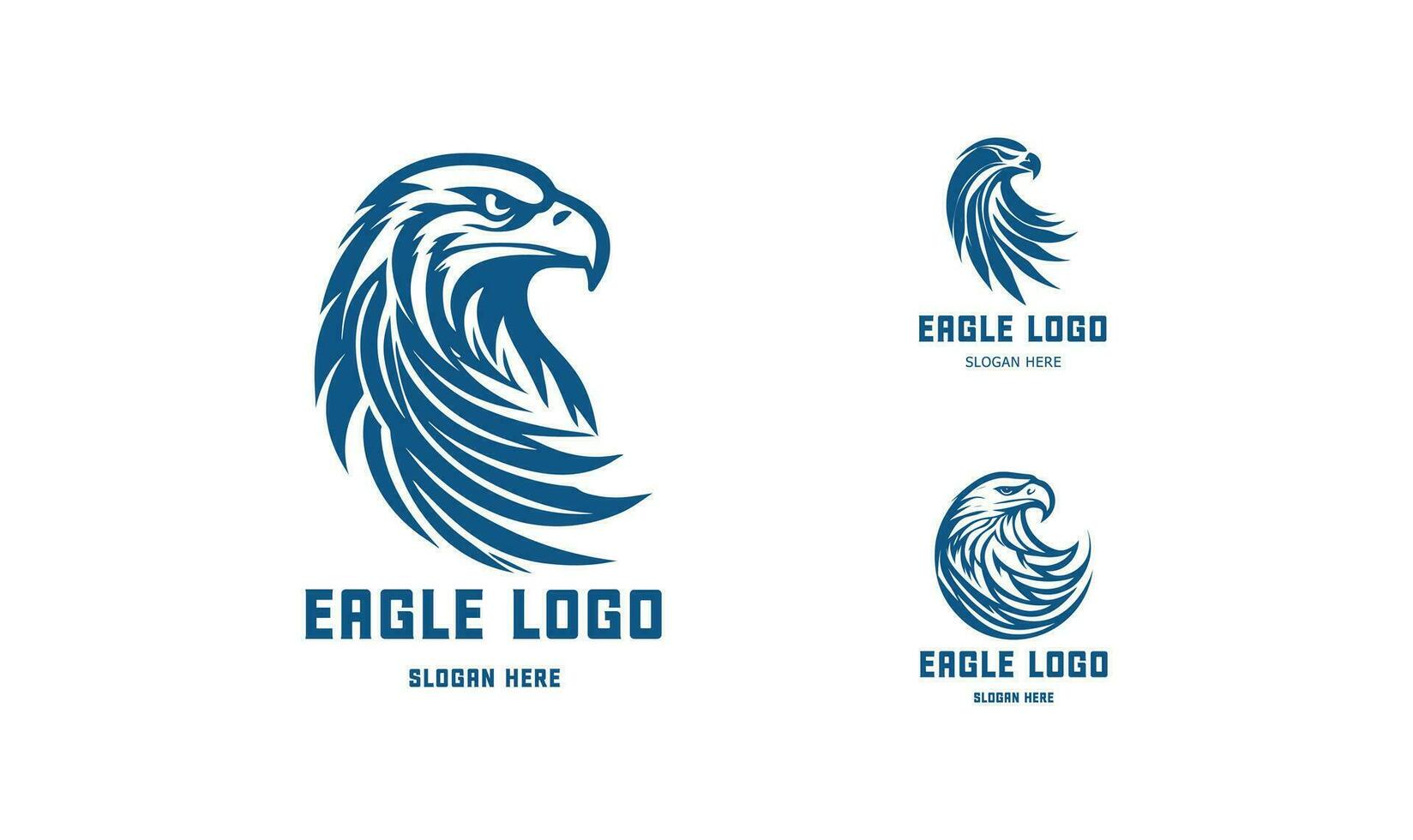 Örn logotyp vektor. stiliserade grafisk Örn fågel logotyp mall. vektor