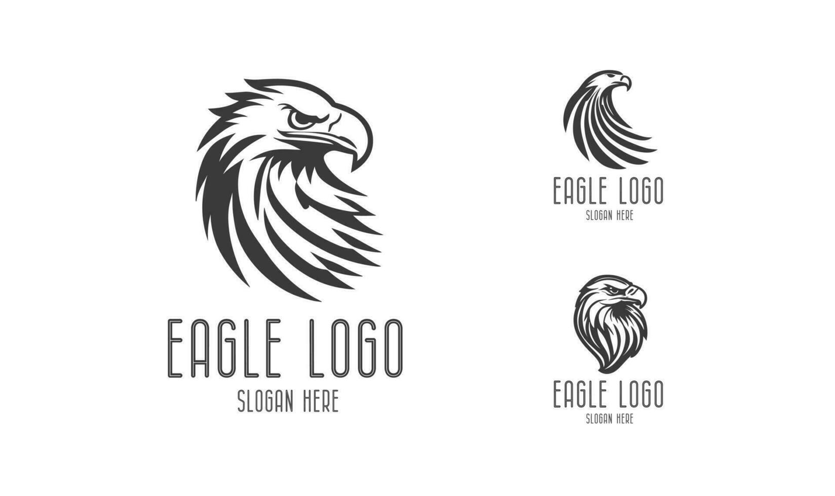 Adler Logo Vektor. stilisiert Grafik Adler Vogel Logo Vorlage. vektor