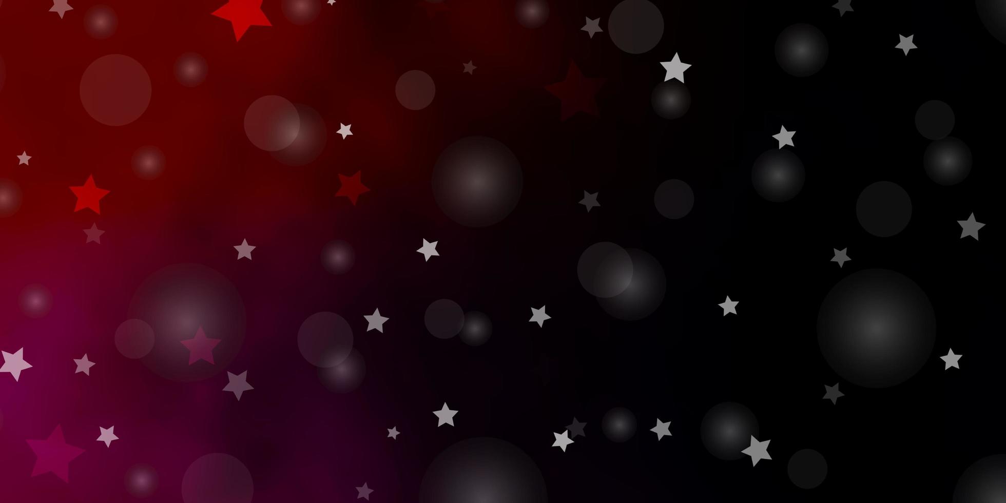 mörkblå röd vektor bakgrund med cirklar stjärnor abstrakt illustration med färgglada fläckar stjärnor design för tapet tyg tillverkare
