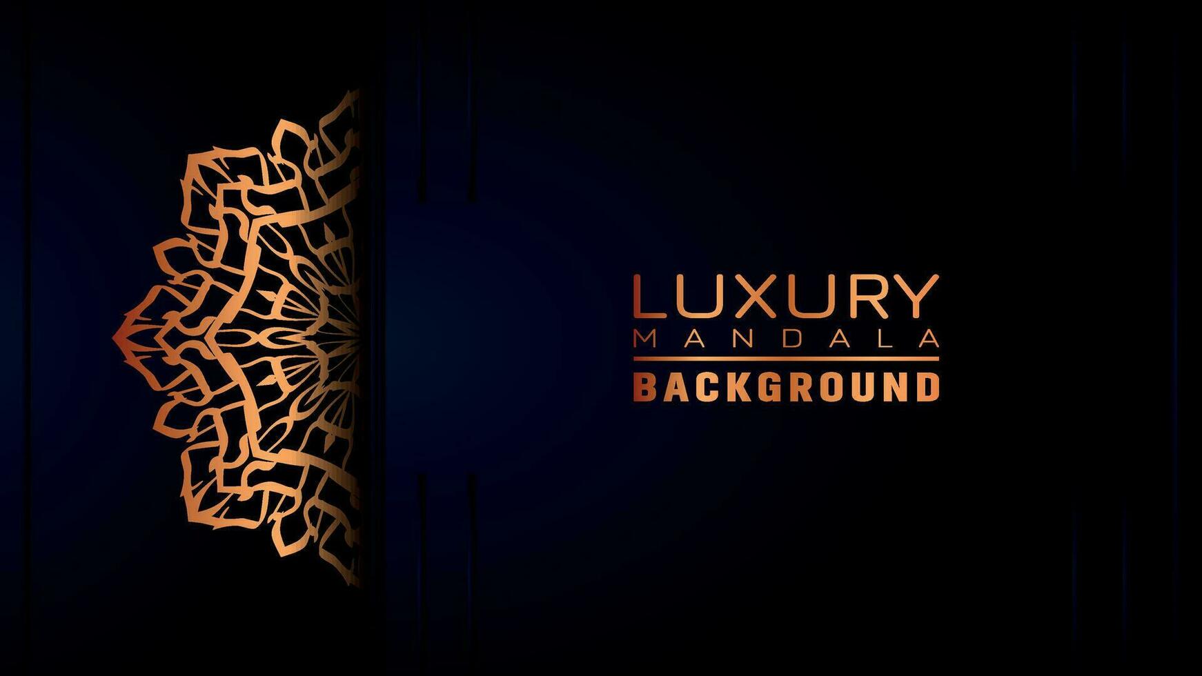 Luxus Mandala Hintergrund dekorativ, Arabeske Stil mit golden Arabeske Muster Stil. dekorativ Mandala Ornament zum drucken, Broschüre, Banner, Abdeckung, Poster, Einladung Karte vektor