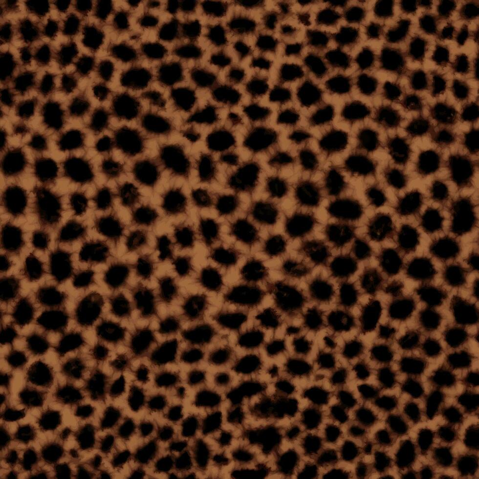 Leopard Aquarell Muster. Farbstoff Krawatte Tier Beige und braun Flecken. vektor