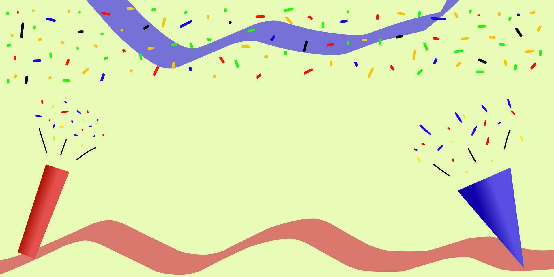 kreativ Design Illustration Hintergrund mit das Thema von feiern Party vektor