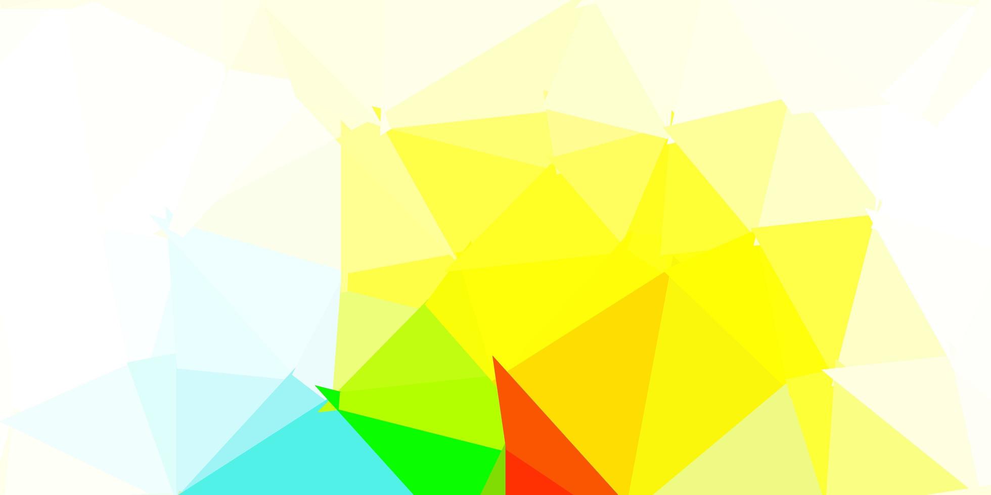 ljus flerfärgad vektor triangel mosaik bakgrund