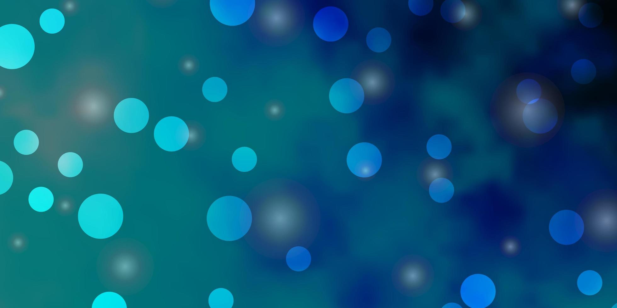 ljusblå vektorlayout med cirklar stjärnor glitter abstrakt illustration med färgglada droppar stjärnor mönster för webbplatser vektor