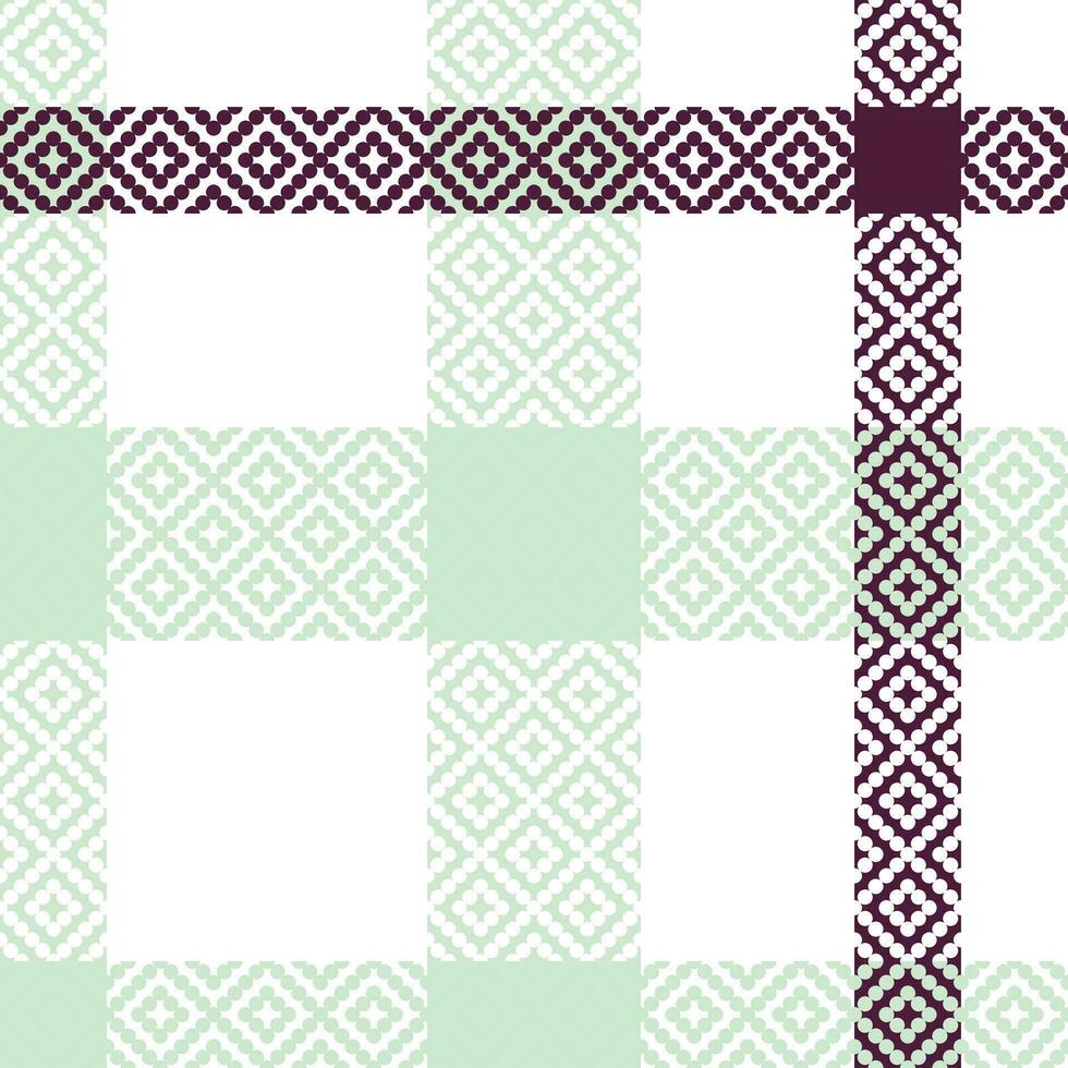 Plaid Muster nahtlos. abstrakt prüfen Plaid Muster Vorlage zum Design Ornament. nahtlos Stoff Textur. vektor