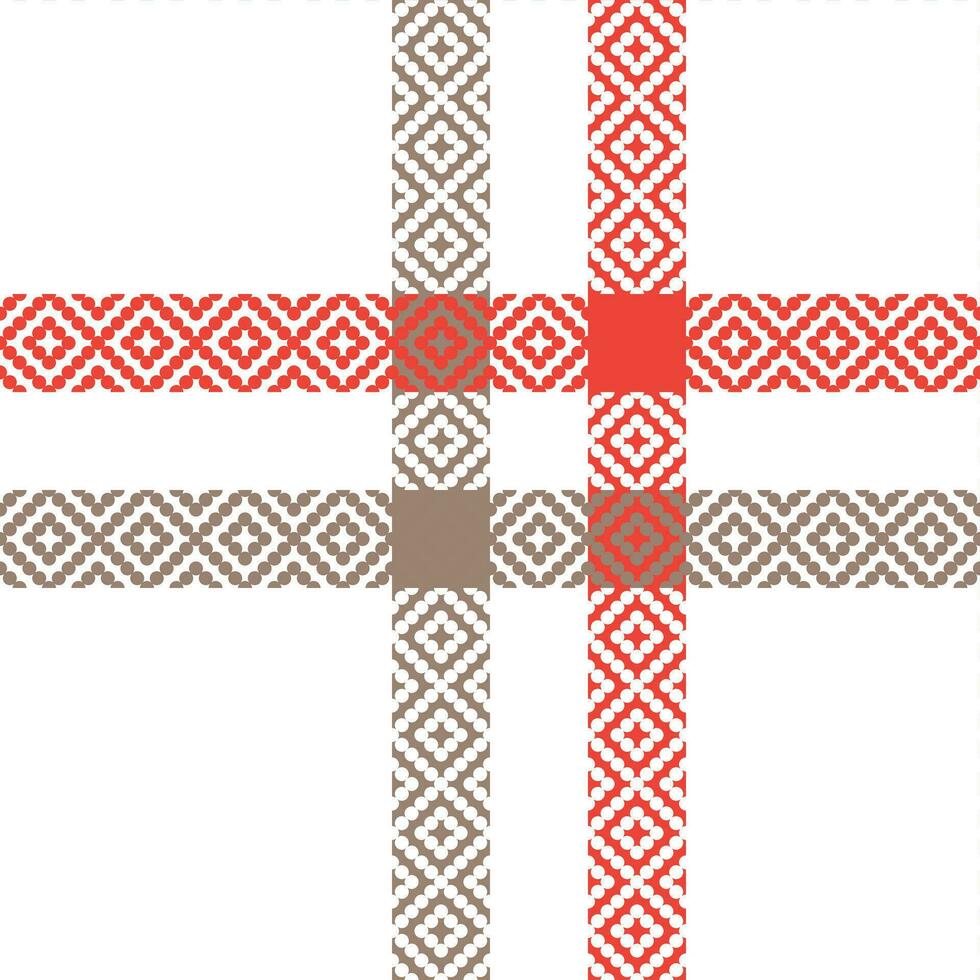 Tartan Plaid nahtlos Muster. kariert Muster nahtlos. Vorlage zum Design Ornament. nahtlos Stoff Textur. Vektor Illustration