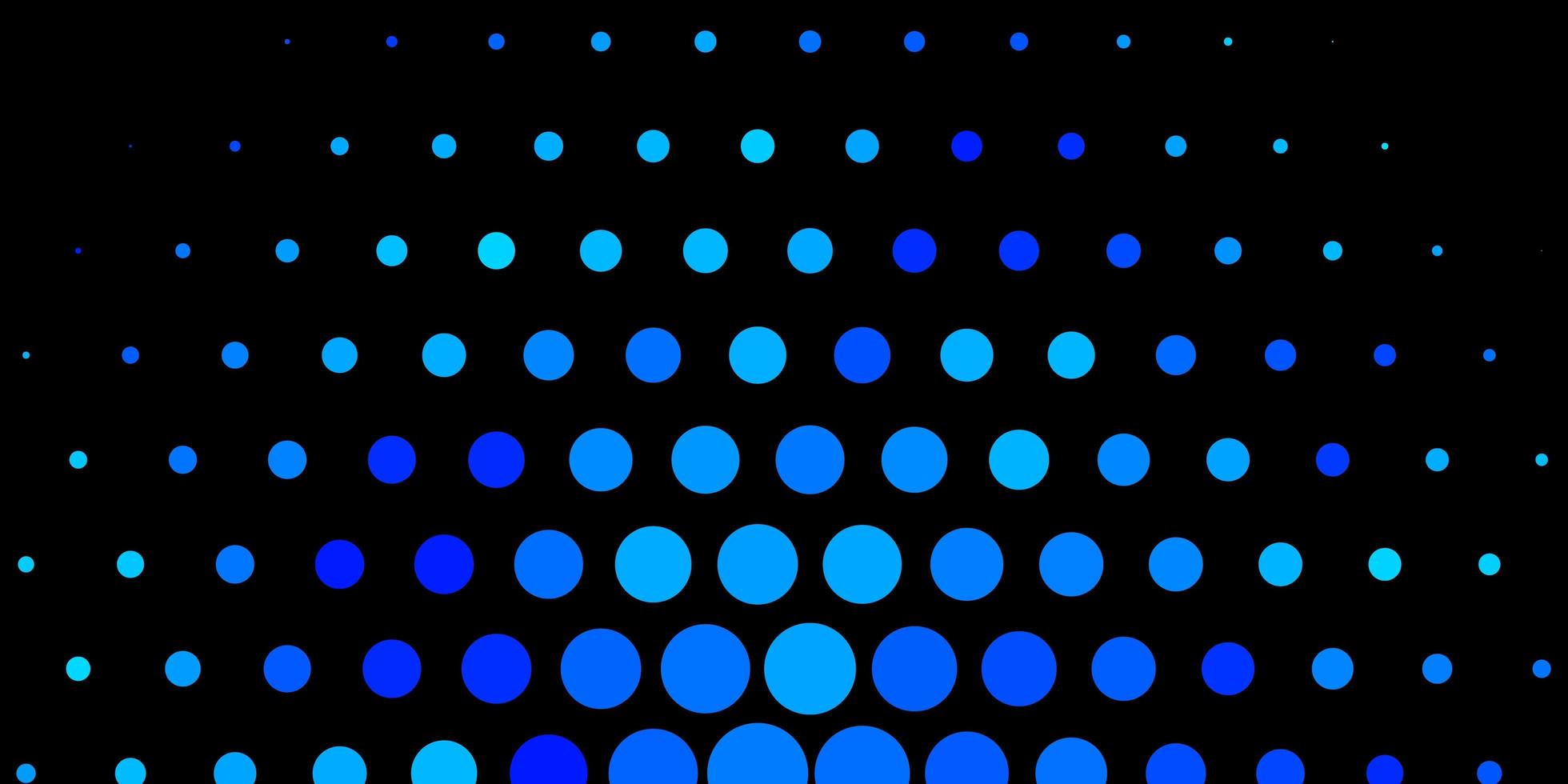 mörkblå vektorbakgrund med bubblor abstrakt illustration med färgglada fläckar i naturstil ny mall för en varumärkesbok vektor