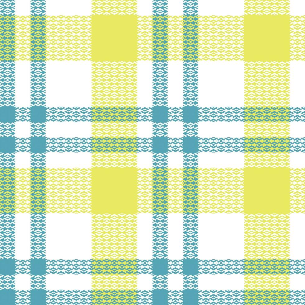 skott tartan sömlös mönster. checkerboard mönster traditionell skott vävd tyg. skogsarbetare skjorta flanell textil. mönster bricka swatch ingår. vektor