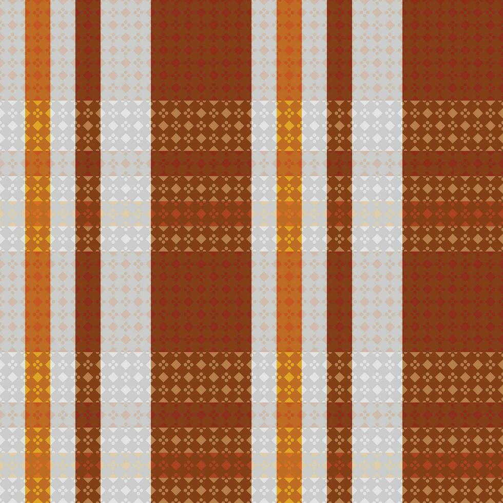 skott tartan pläd sömlös mönster, gingham mönster. traditionell skott vävd tyg. skogsarbetare skjorta flanell textil. mönster bricka swatch ingår. vektor