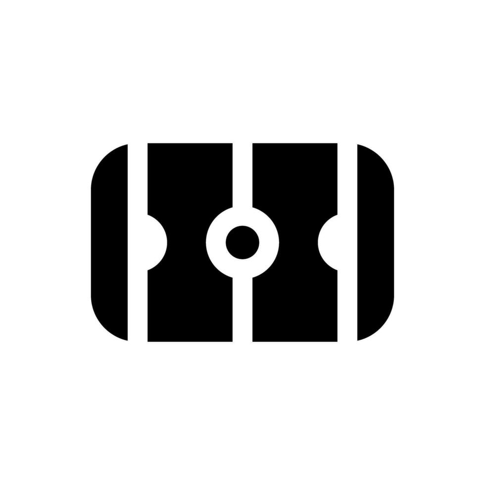 hockey fält ikon vektor. hockey illustration tecken. sport symbol eller logotyp. vektor