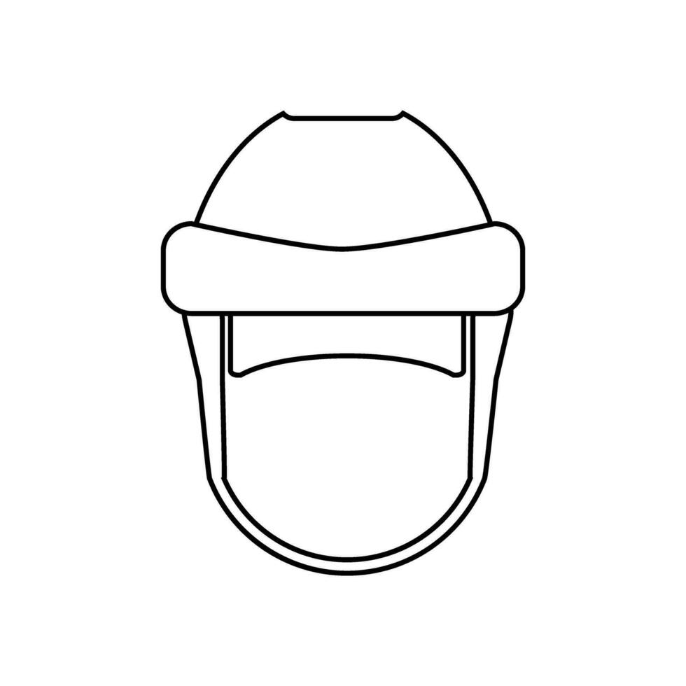 Eishockey Helm Symbol Vektor. Eishockey Illustration unterzeichnen. Sport Symbol oder Logo. vektor