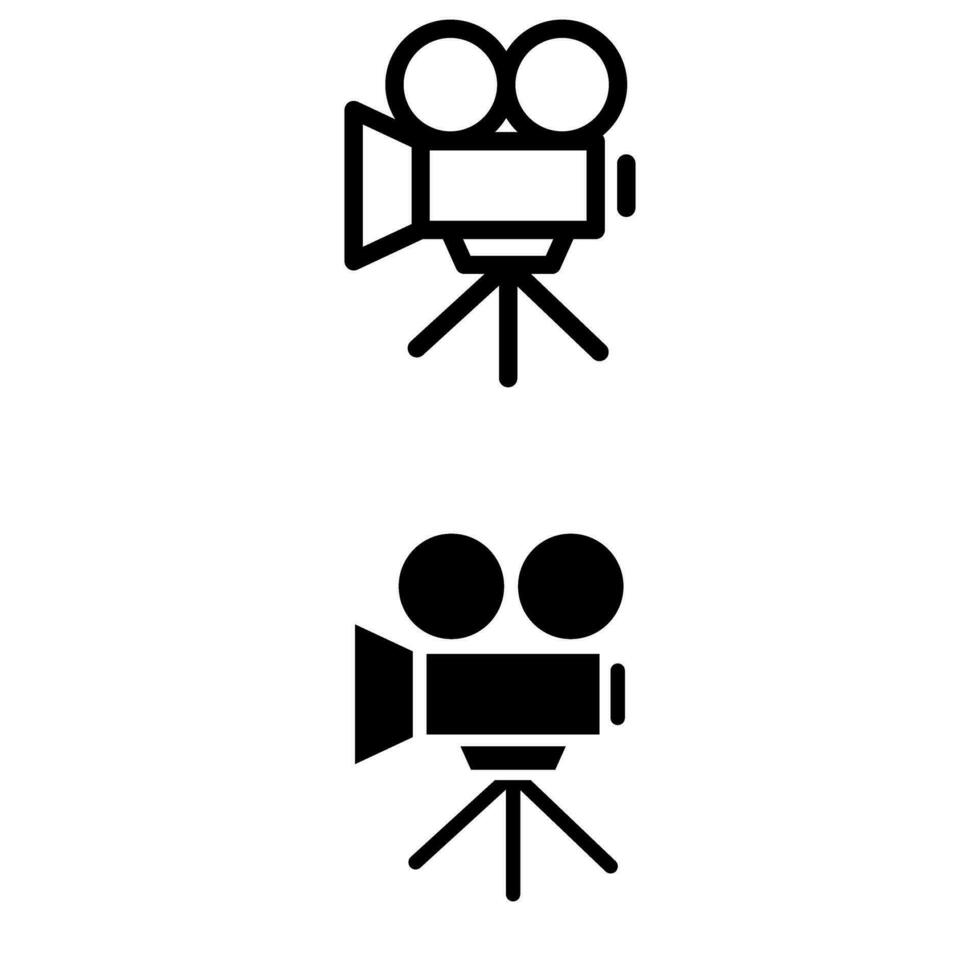 bio vektor ikon. film illustration symbol. film hus tecken eller logotyp.