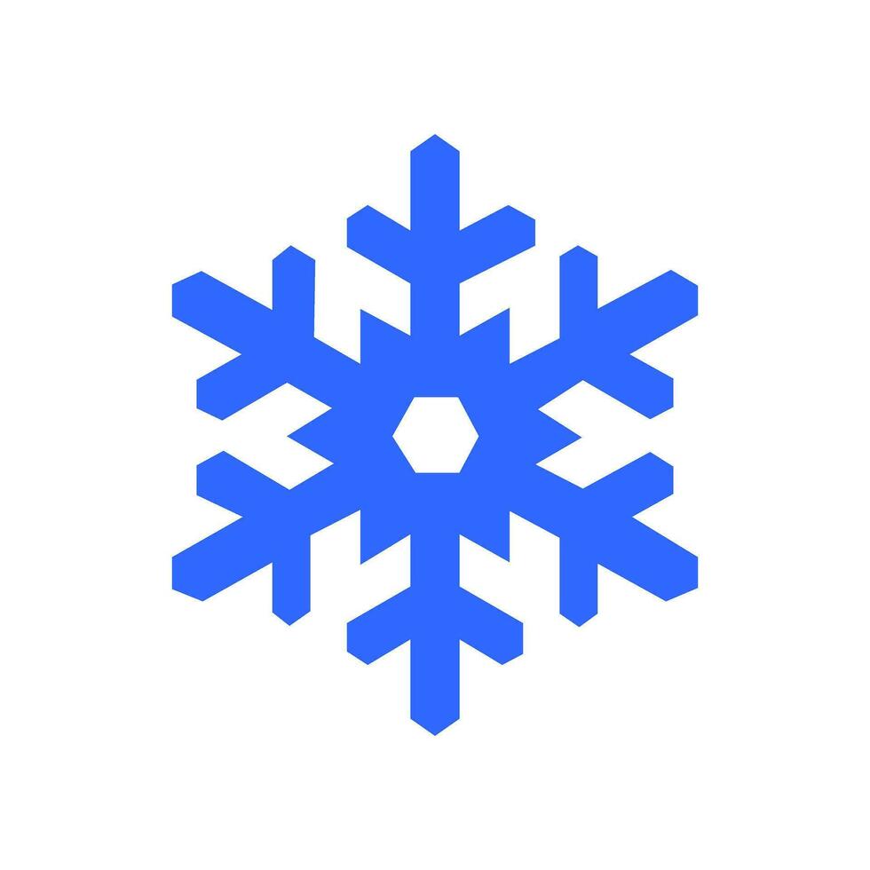 snöflinga ikon vektor. vinter- illustration tecken. snö symbol. ny år logotyp. vektor