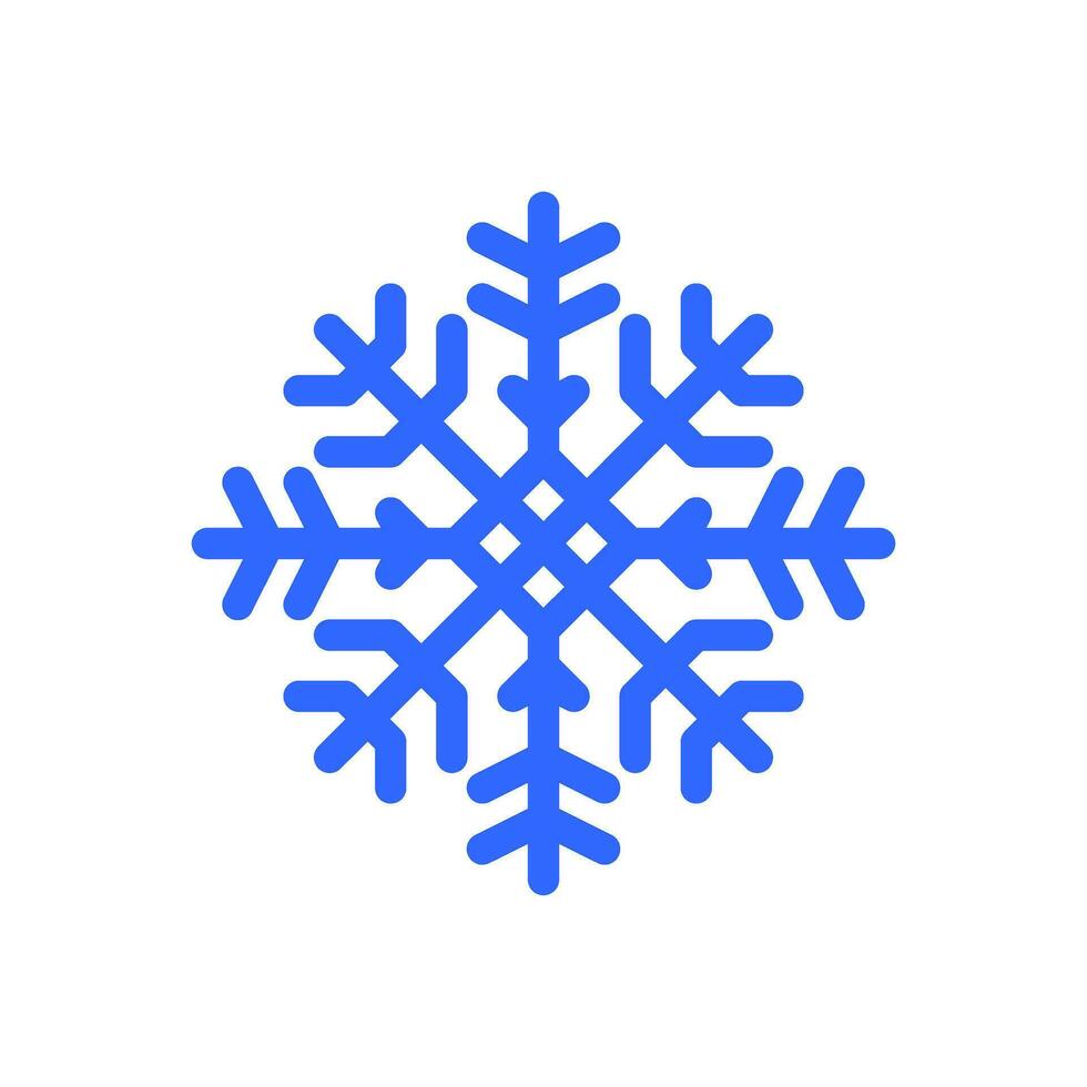 snöflinga ikon vektor. vinter- illustration tecken. snö symbol. ny år logotyp. vektor