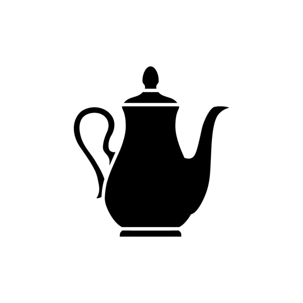 Teekanne Symbol Vektor. Kessel Illustration unterzeichnen. Tee Symbol. Teekessel Logo. heiß trinken markieren. vektor