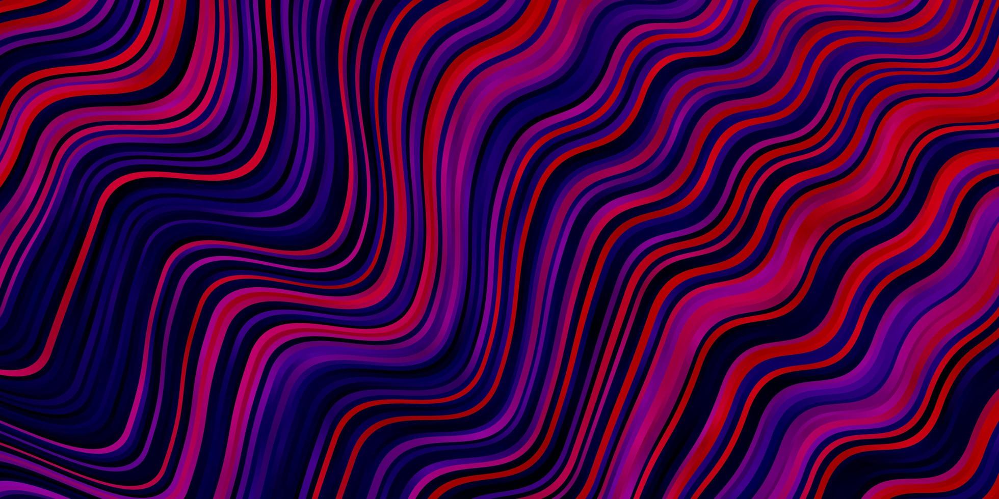dunkelviolettes rosa Vektormuster mit schiefen Linien bunte Illustration im abstrakten Stil mit gebogenen Linien intelligentes Design für Ihre Werbeaktionen vektor