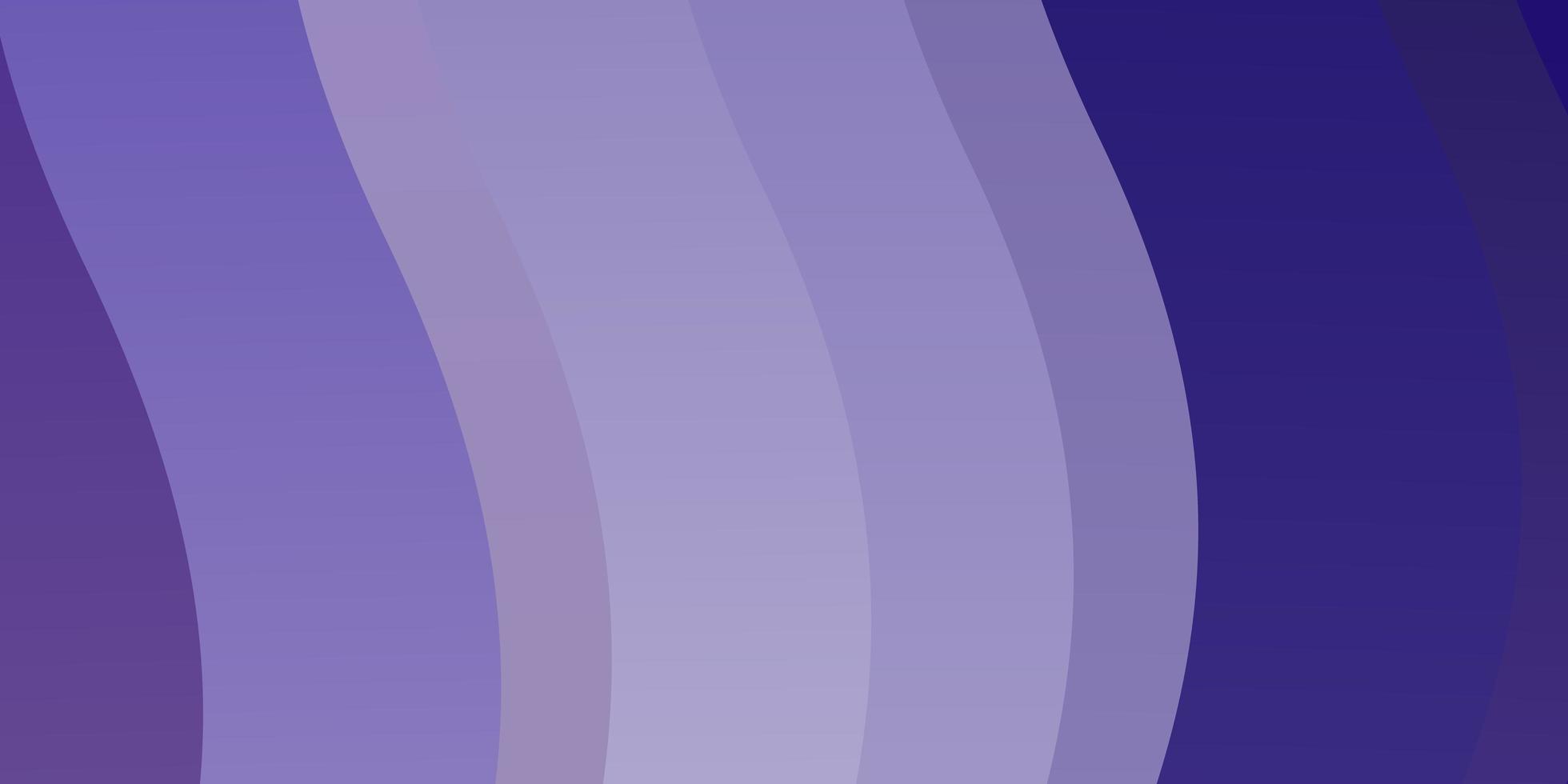 hellviolette Vektorschablone mit geschwungenen Linienillustration im abstrakten Stil mit Gradientenkurvenvorlage für Ihr ui-Design vektor