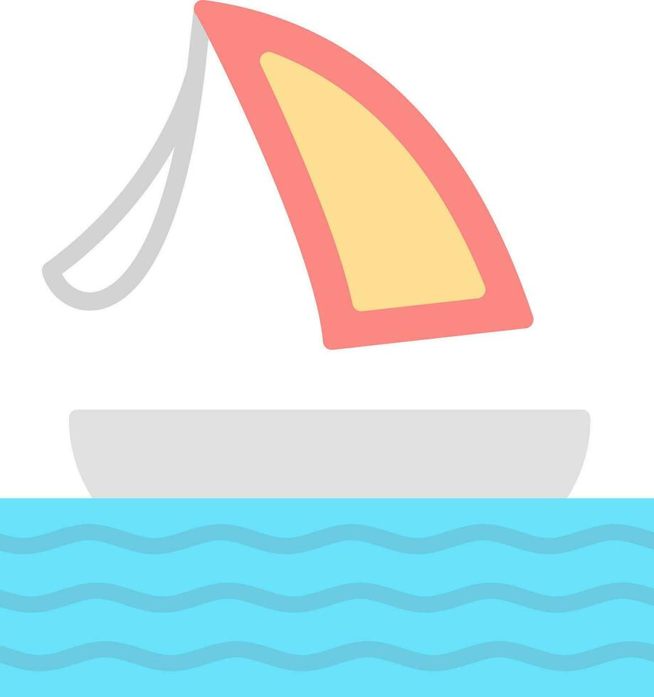 Surfen Boot Vektor Symbol Design