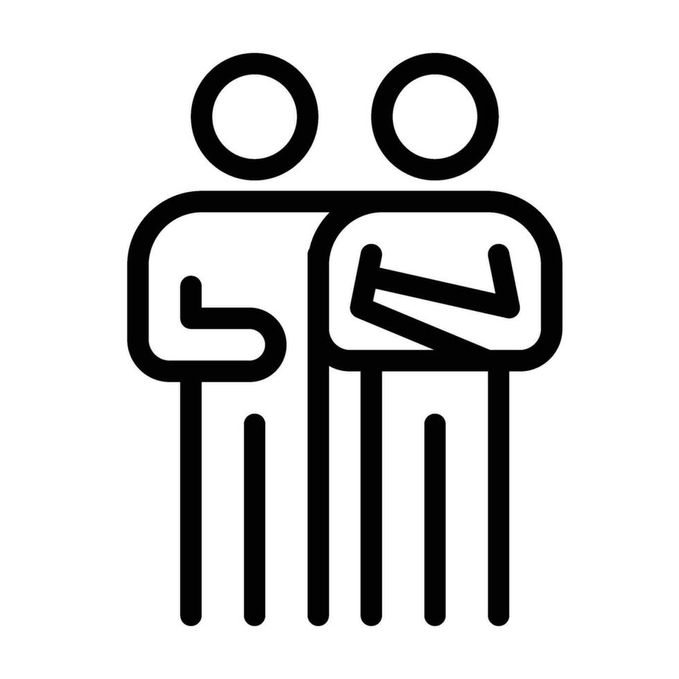 Nachfolger Symbol Linie Vektor Design Elemente Piktogramme heiraten Logo und Infografiken