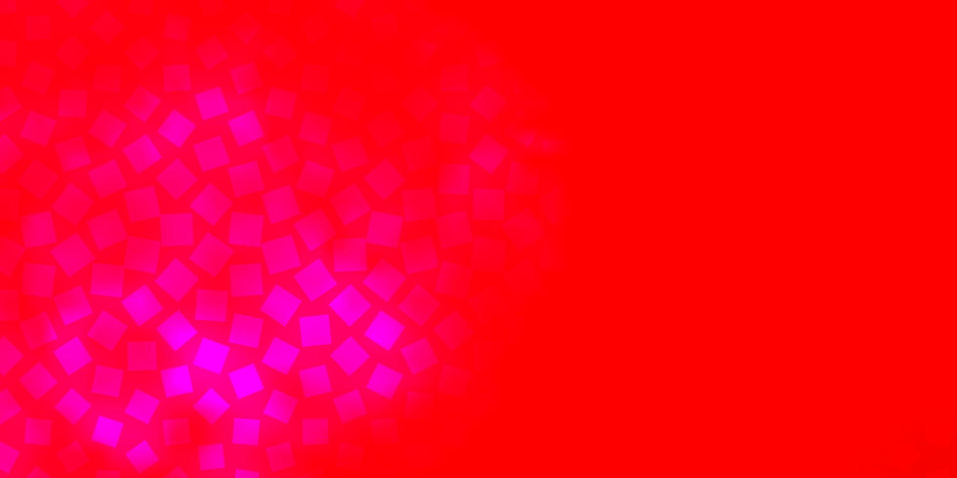 hellrosa rotes Vektormuster in quadratischen Rechtecken mit buntem Farbverlauf auf abstraktem Hintergrundmuster für Werbeanzeigen vektor