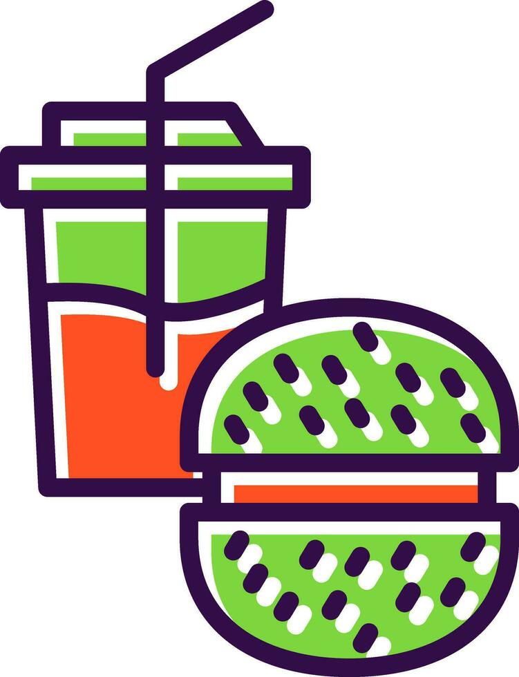 schnell Essen Vektor Symbol Design