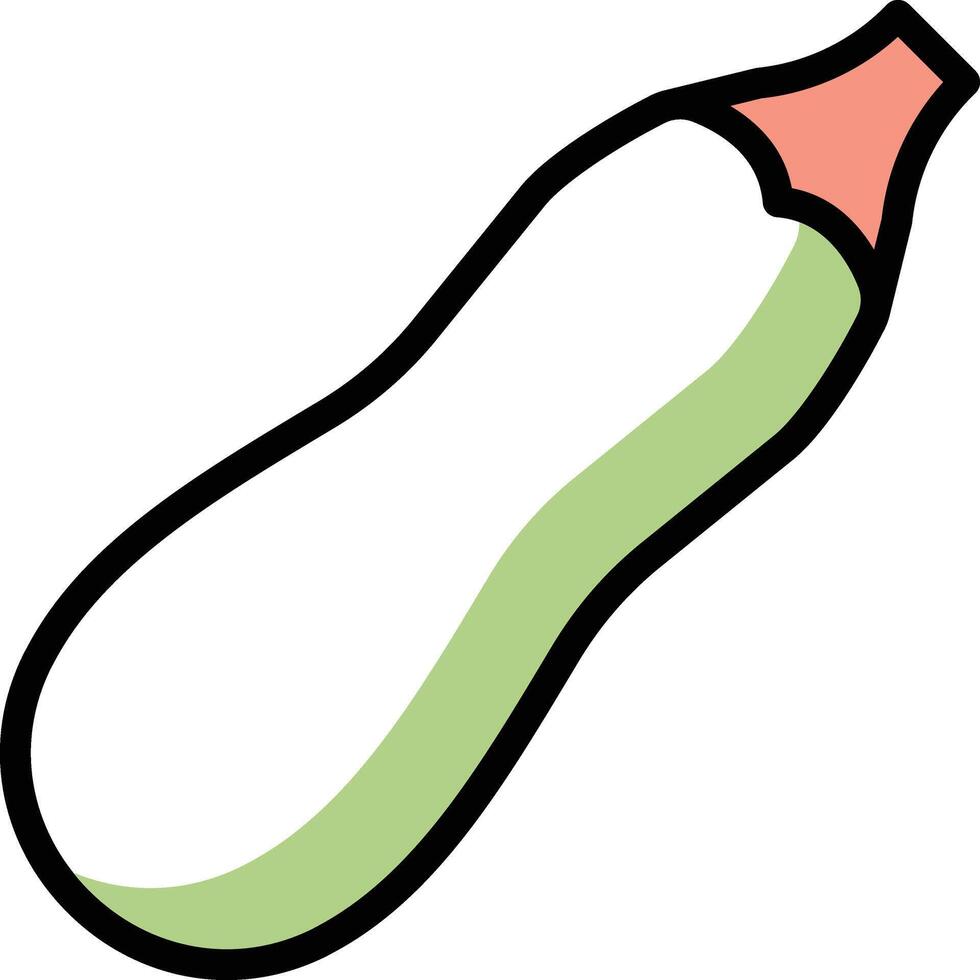 Zucchini Vektor Illustration auf ein hintergrund.premium Qualität symbole.vektor Symbole zum Konzept und Grafik Design.