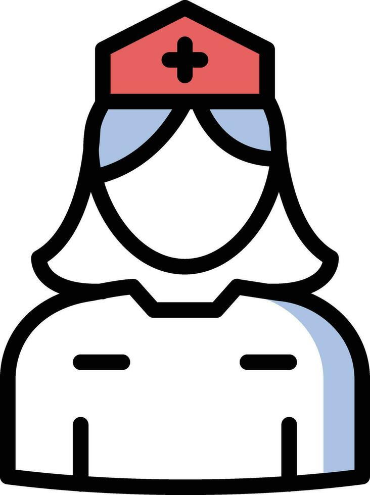 sjuksköterska vektor illustration på en bakgrund. premium kvalitet symbols.vector ikoner för koncept och grafisk design.