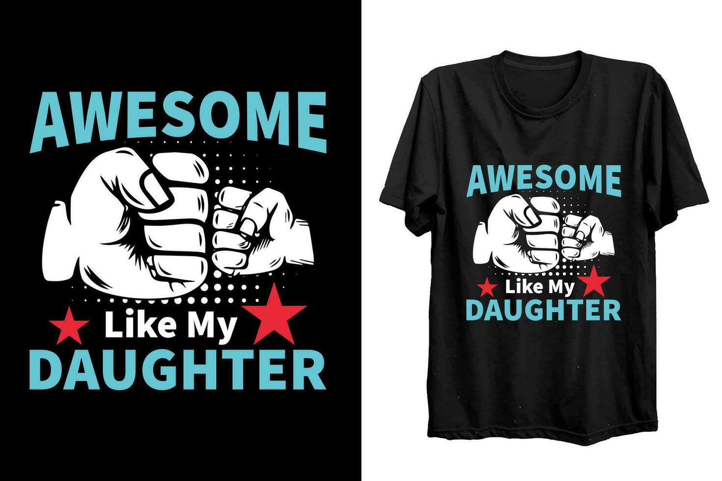 genial mögen meine Tochter - - Typografie Vektor Vaters Zitat T-Shirt Design. Papa Hemd