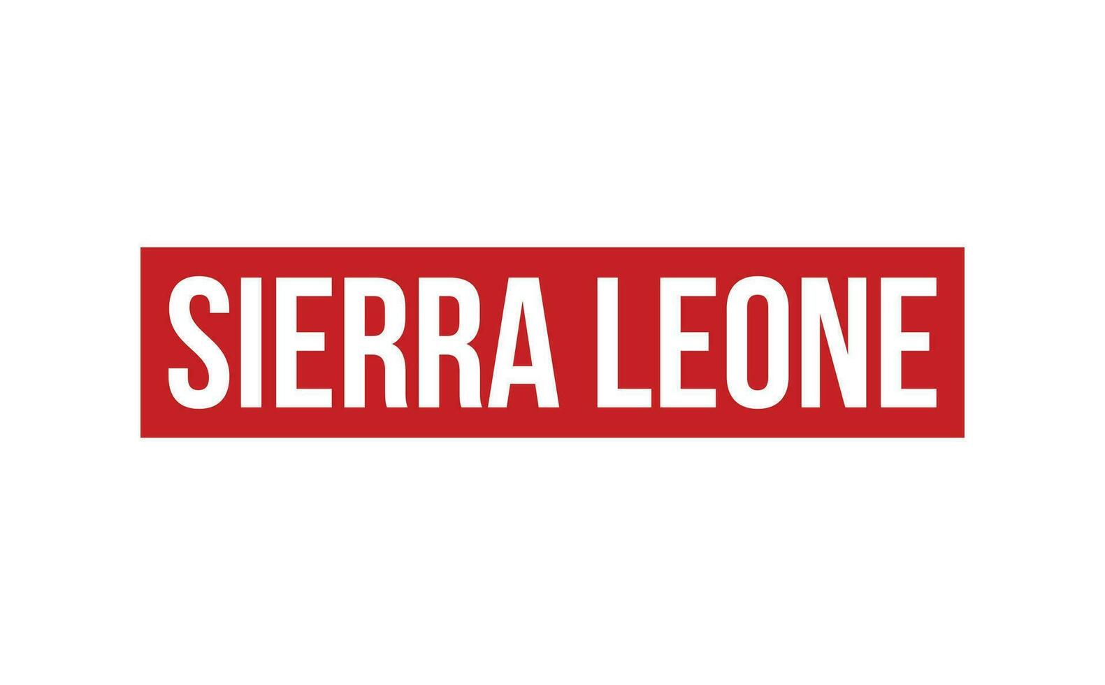 Sierra leone Gummi Briefmarke Siegel Vektor