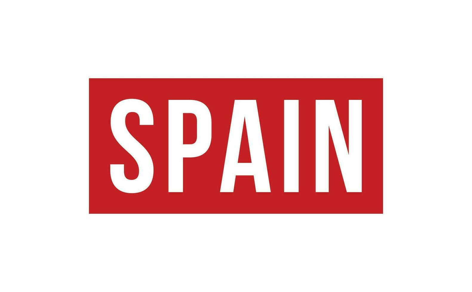 Spanien sudd stämpel täta vektor