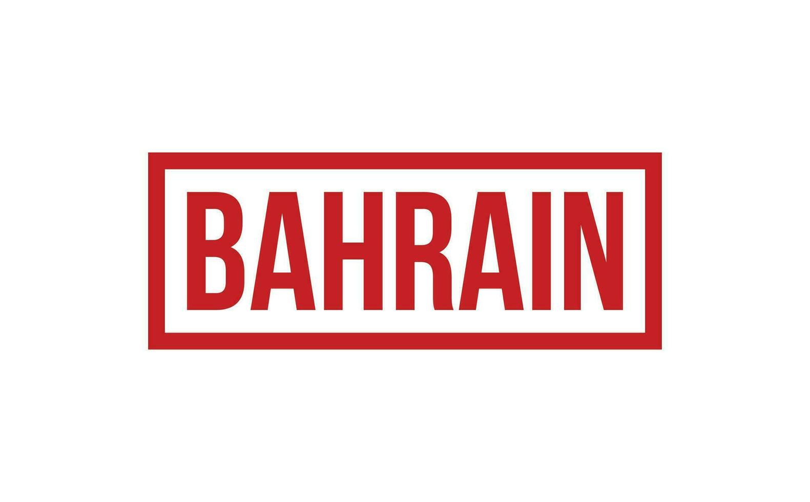 Bahrain Gummi Briefmarke Siegel Vektor