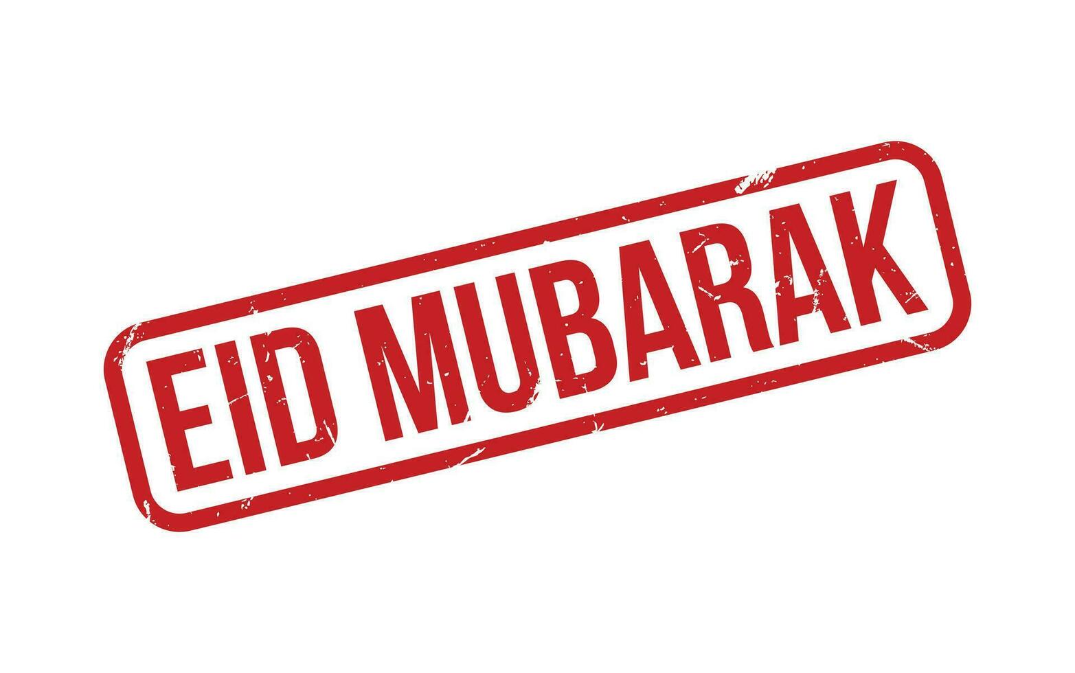 eid Mubarak Gummi Briefmarke Siegel Vektor